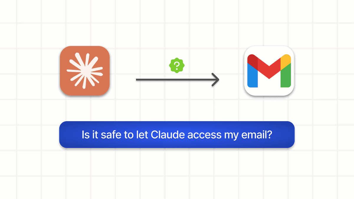 Is it safe to let Claude AI access my email banner