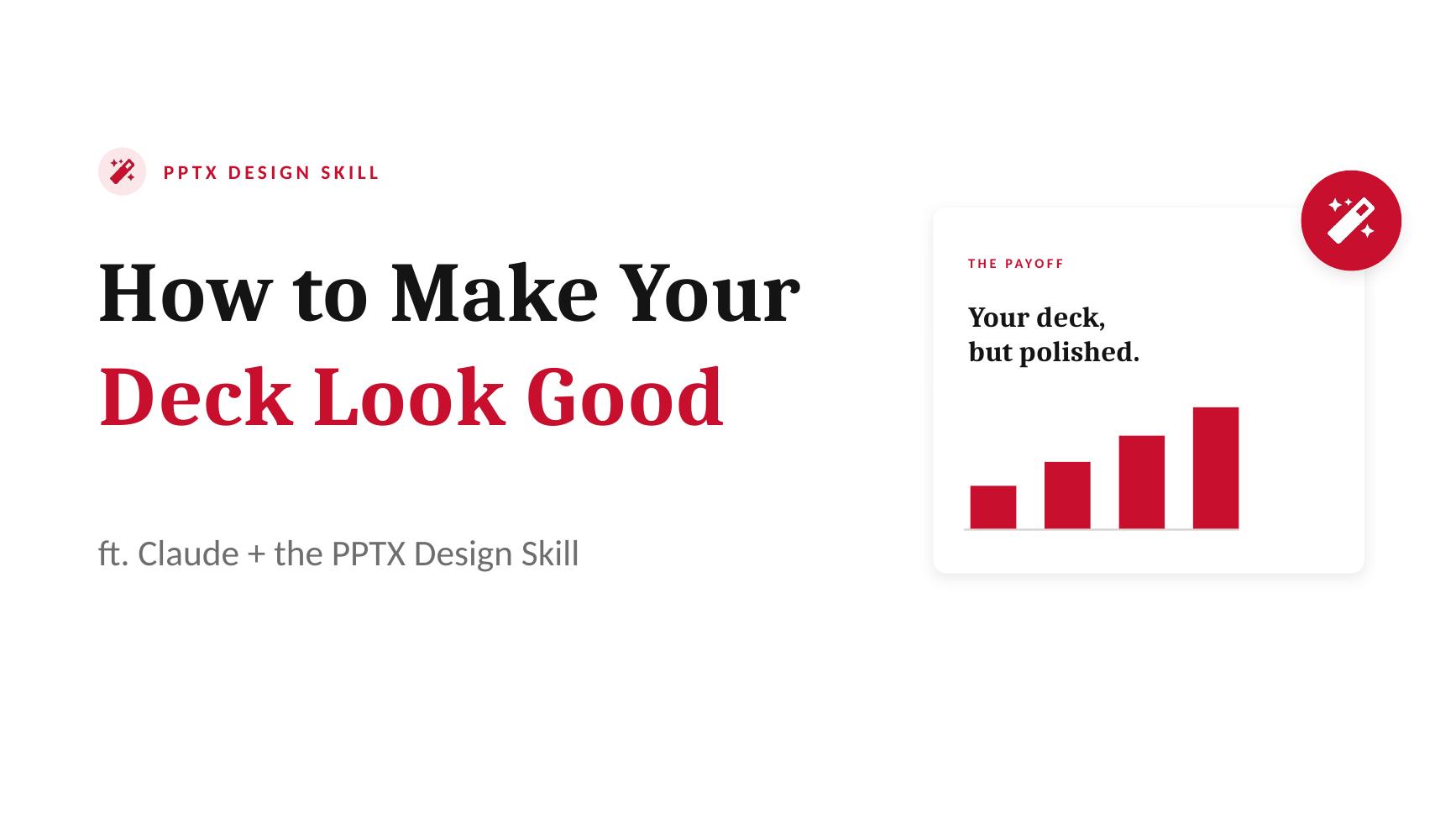 After: one clear message you can read with supporting infographics.